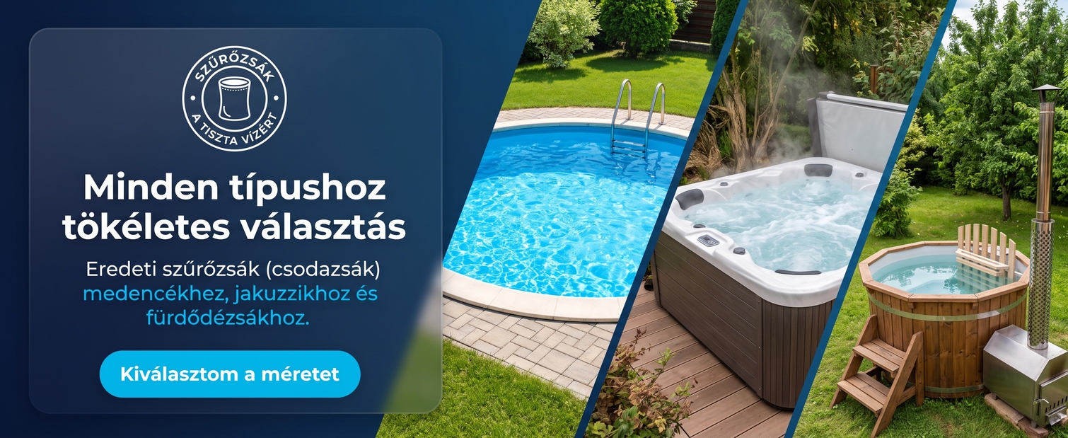 csodazsál, szűrőzsák, méretek